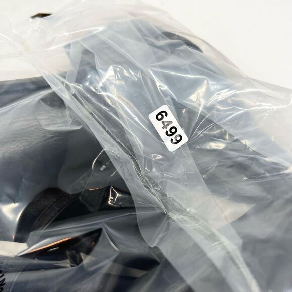 Sam Edelman Palmer Pointed Booties Women's 7 Black Leather Wrap Around Buckle - Picture 9 of 9